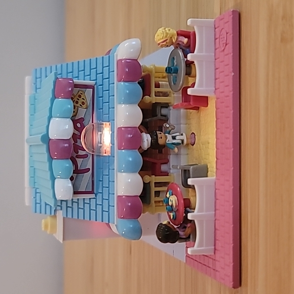 Retro Polly Pocket Light-Up Pizzeria 1993 Bluebird Toys - Picture 11 of 12